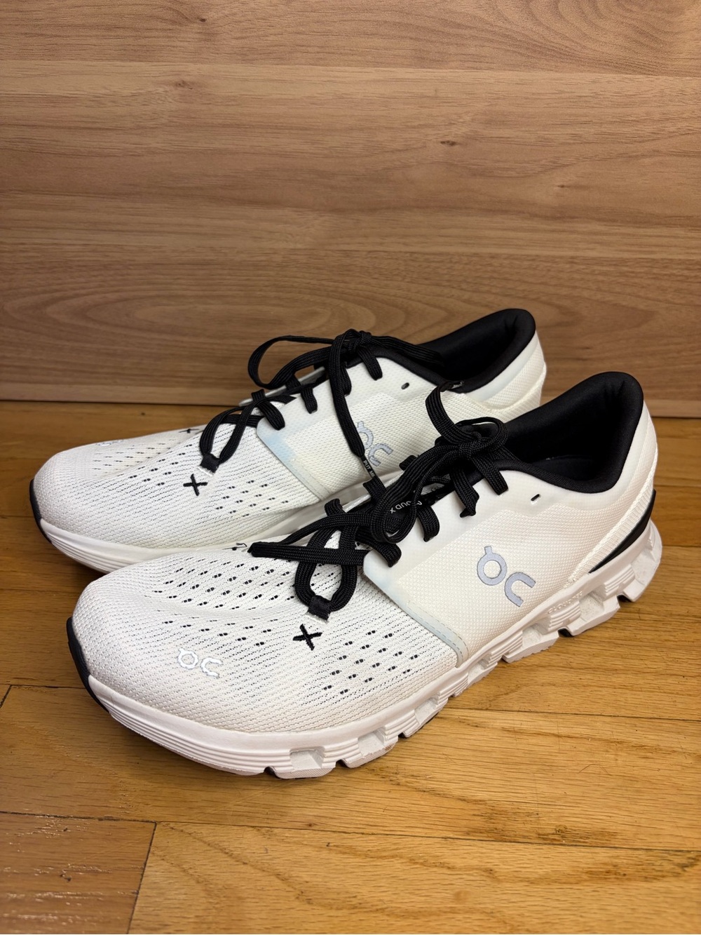 On Running Cloud X 4 Women’s Sneakers in Ivory / Black - Size 11